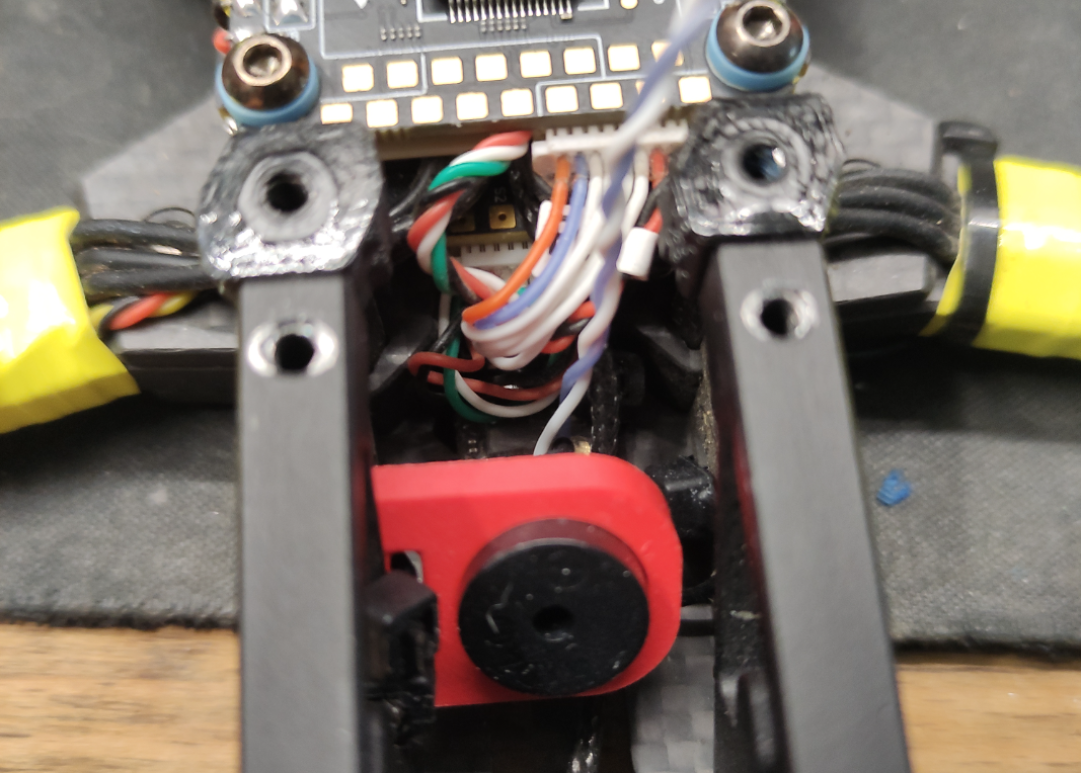 FPV drone buzzer holder - zip