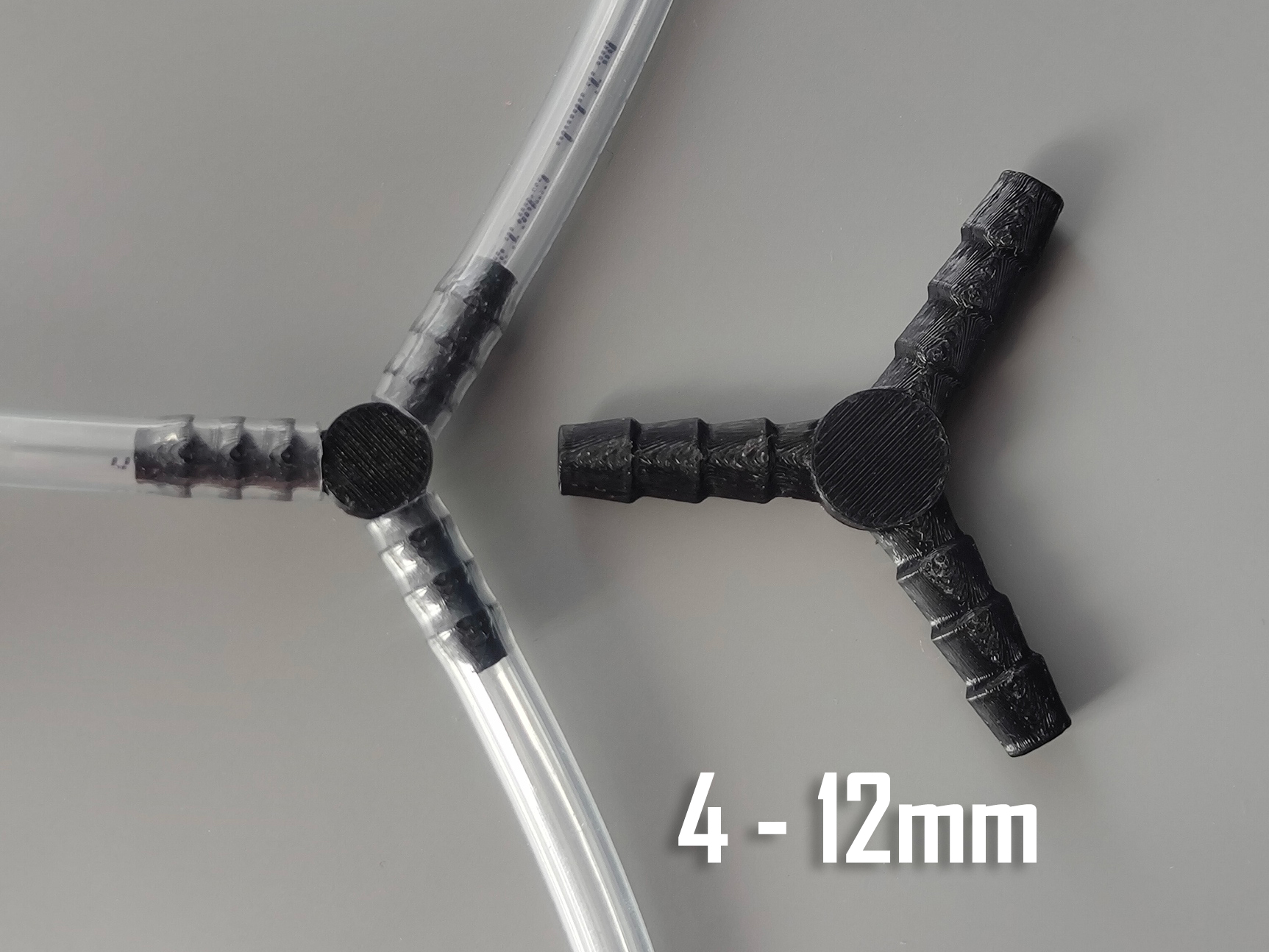 3-way Tube Connector - Metric - 4-12mm