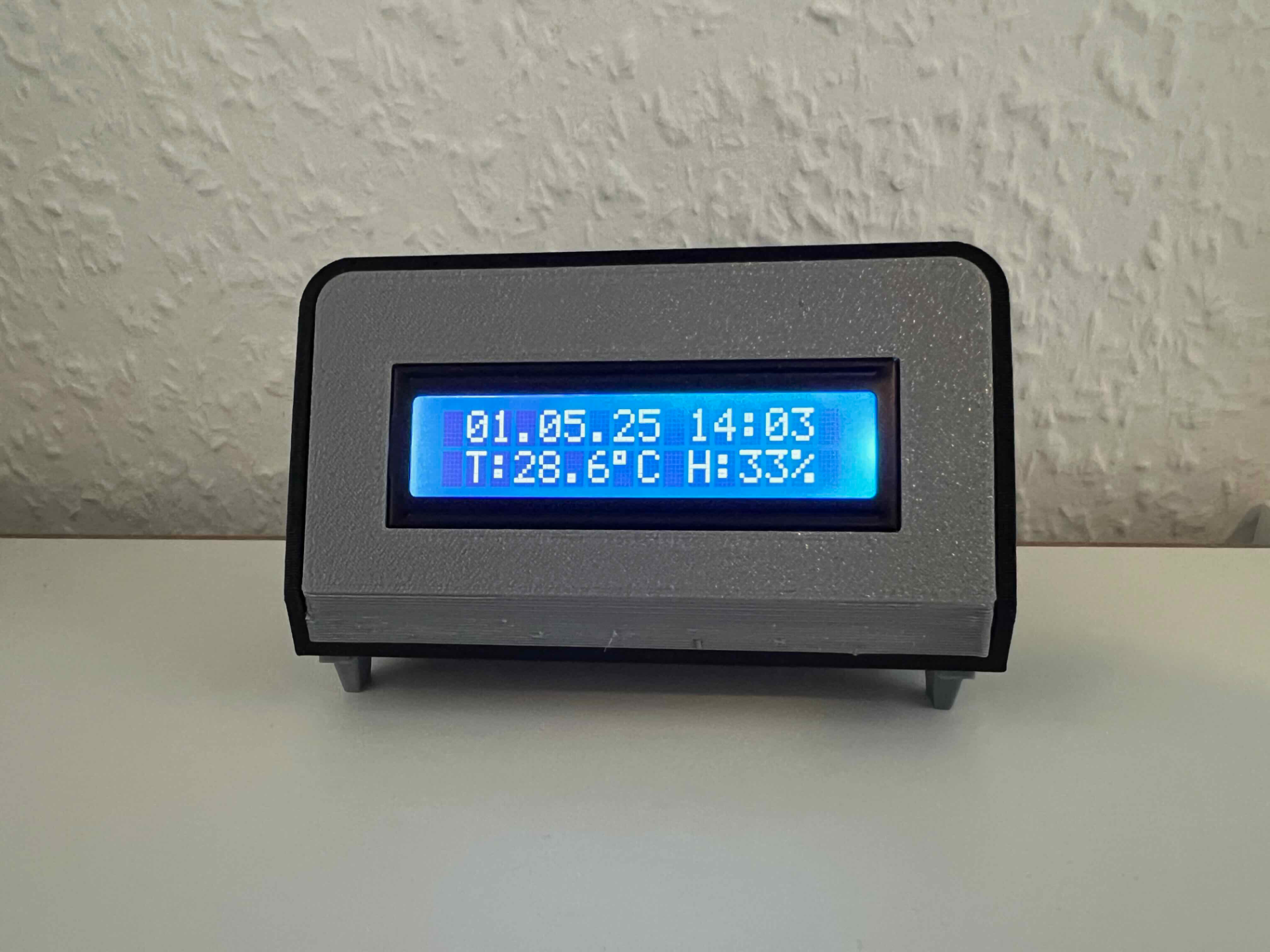 Gehäuse LCD 1602 inkl. BME280 Senor Befestigung