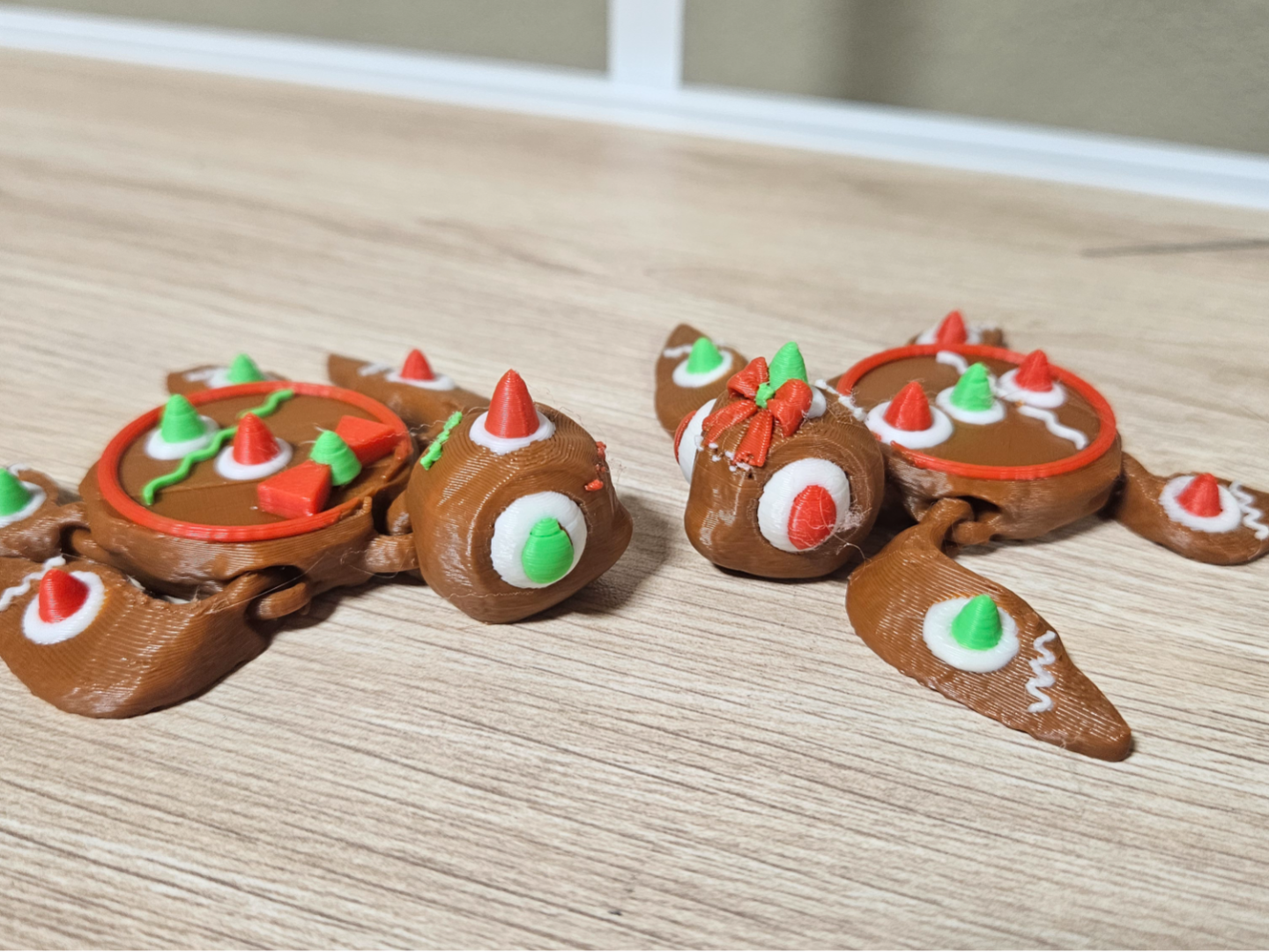 Mr/Mrs Gingerbread Turtle no support/print n place