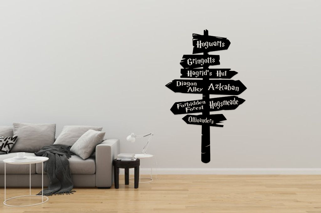 Harry Potter Sign - Hogwarts, Diagon Alley, Ollivanders
