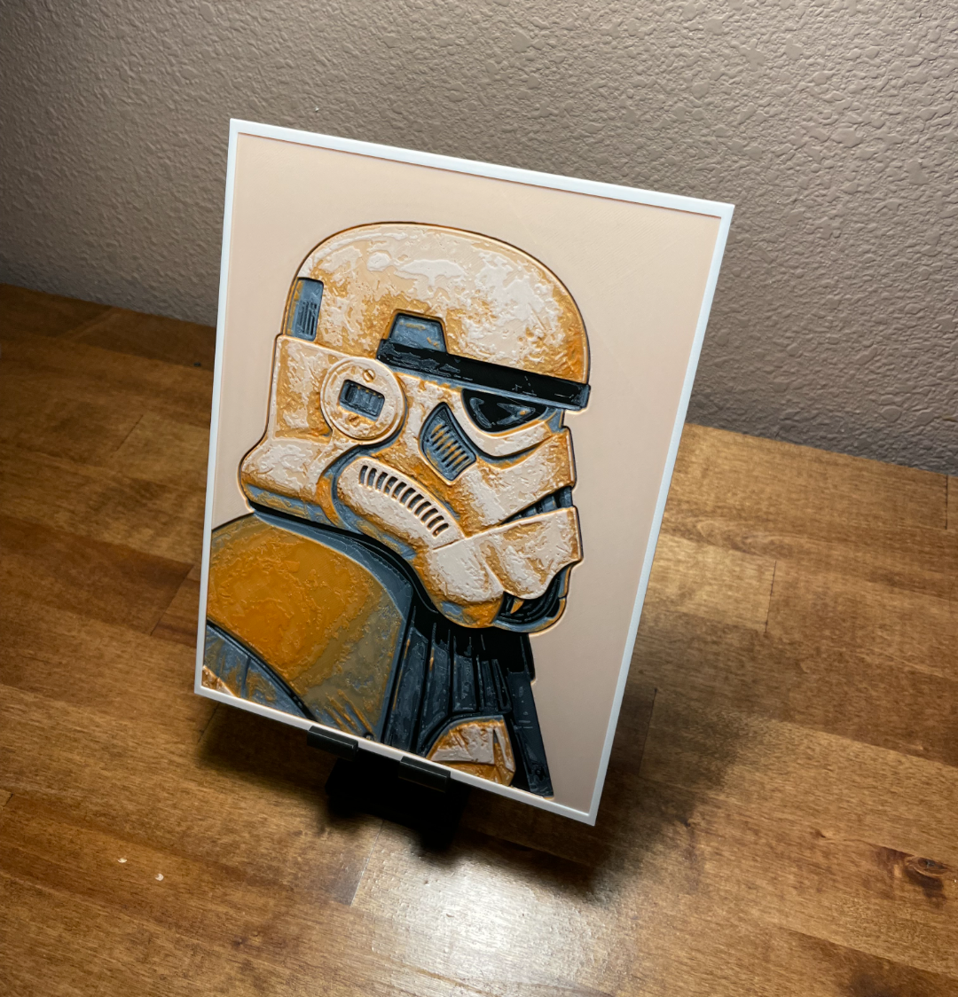 Hueforge - Star Wars - Sandtrooper Side View