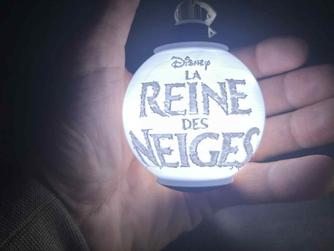 boule de noel reine des neige