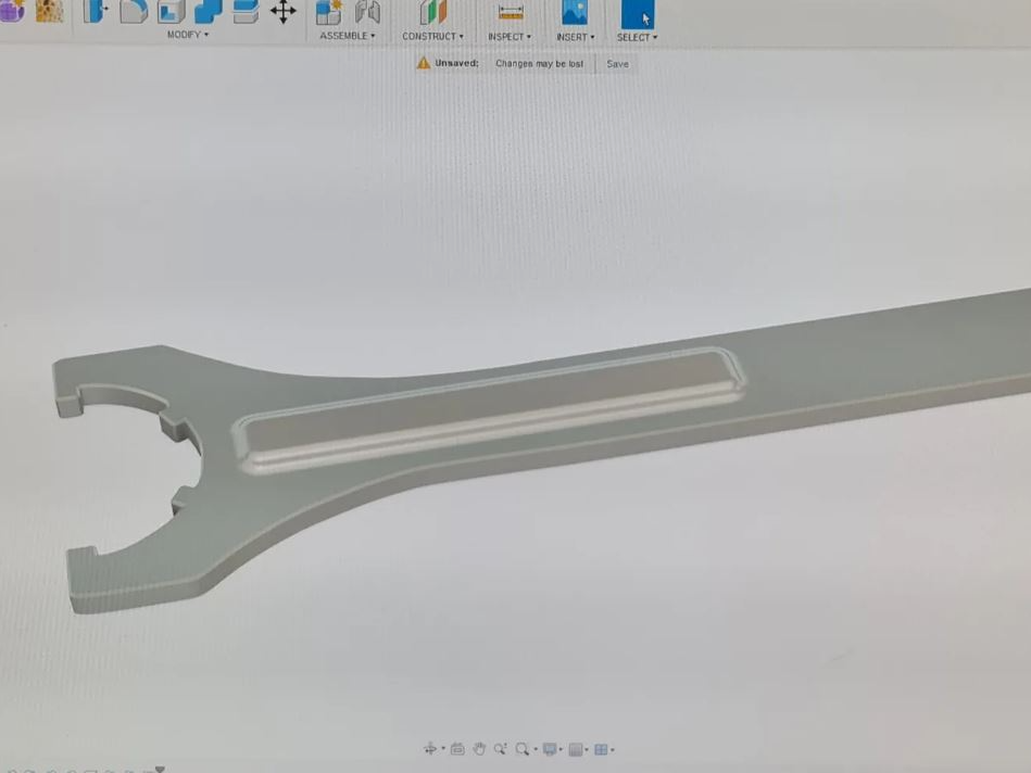 ER25 wrench/key