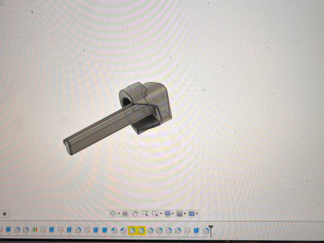Plastic hinge pin of the beko refrigerator
