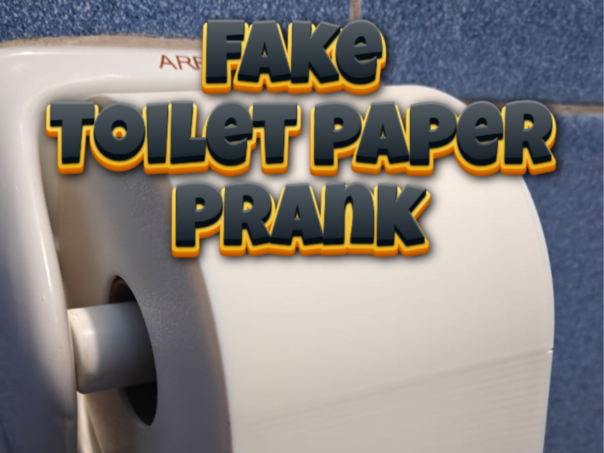 Fake Toilet Paper Prank