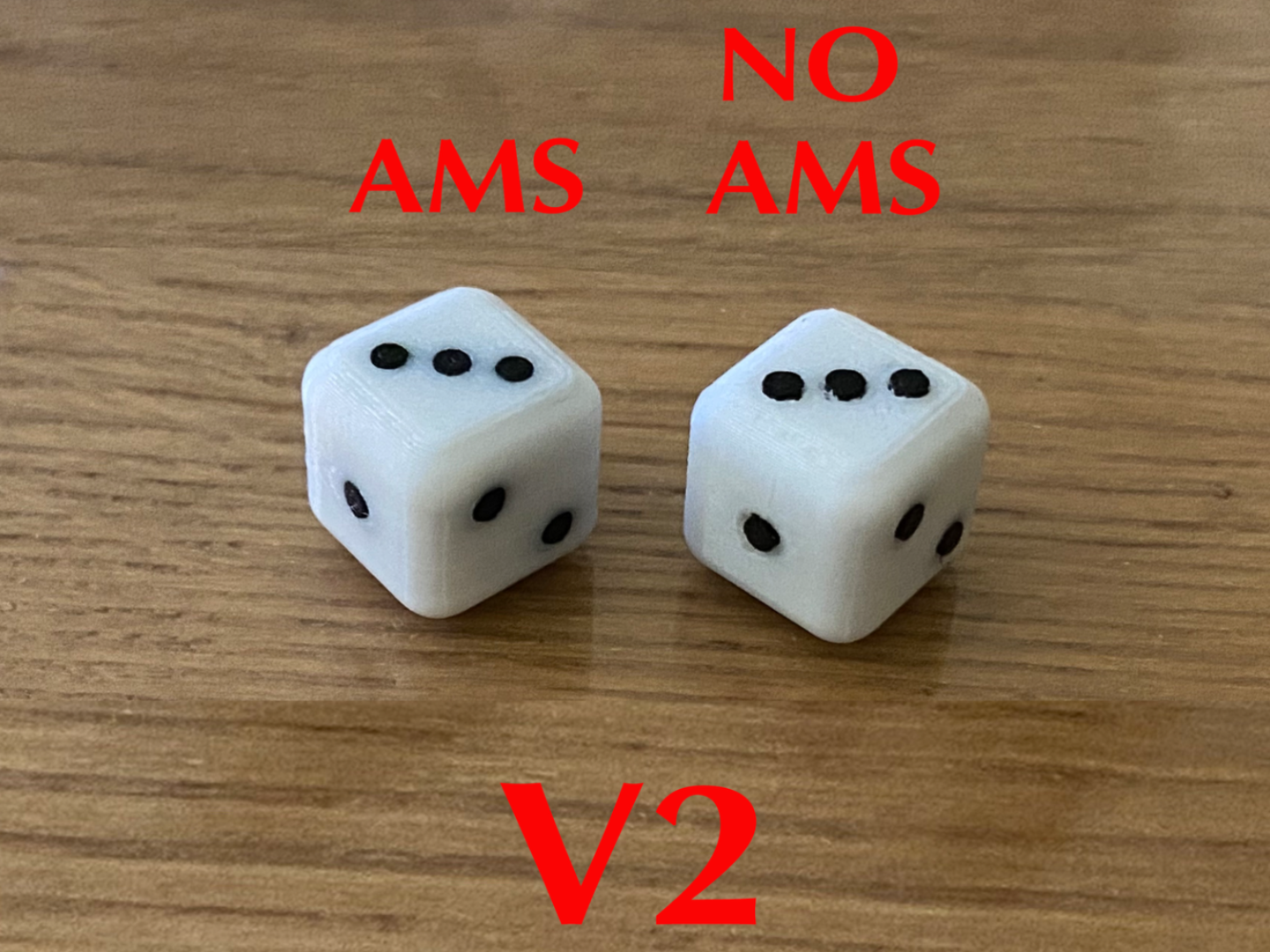 3er Würfel (Dice) V2 - Würfel mit Augen 1,2 und 3