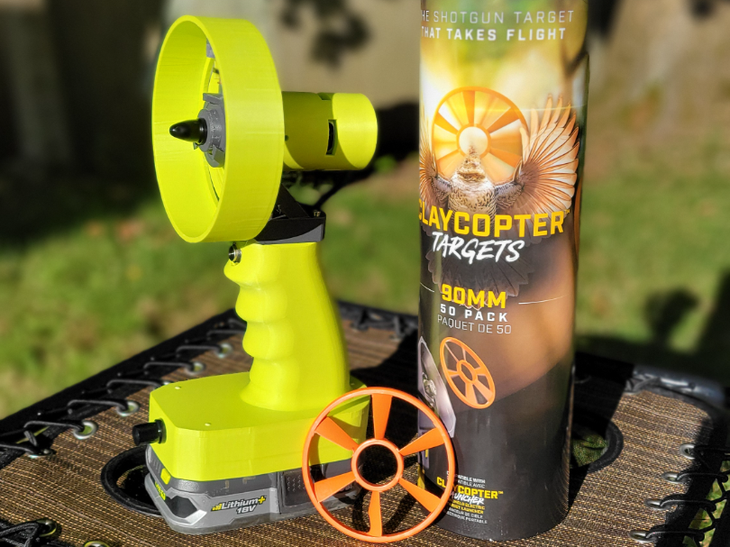 Claycopter Hand Launcher
