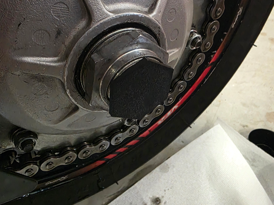1998 Honda VFR 800 axle cap motorcycle