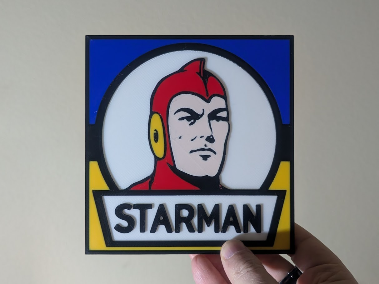 Starman 1940s Character Logo