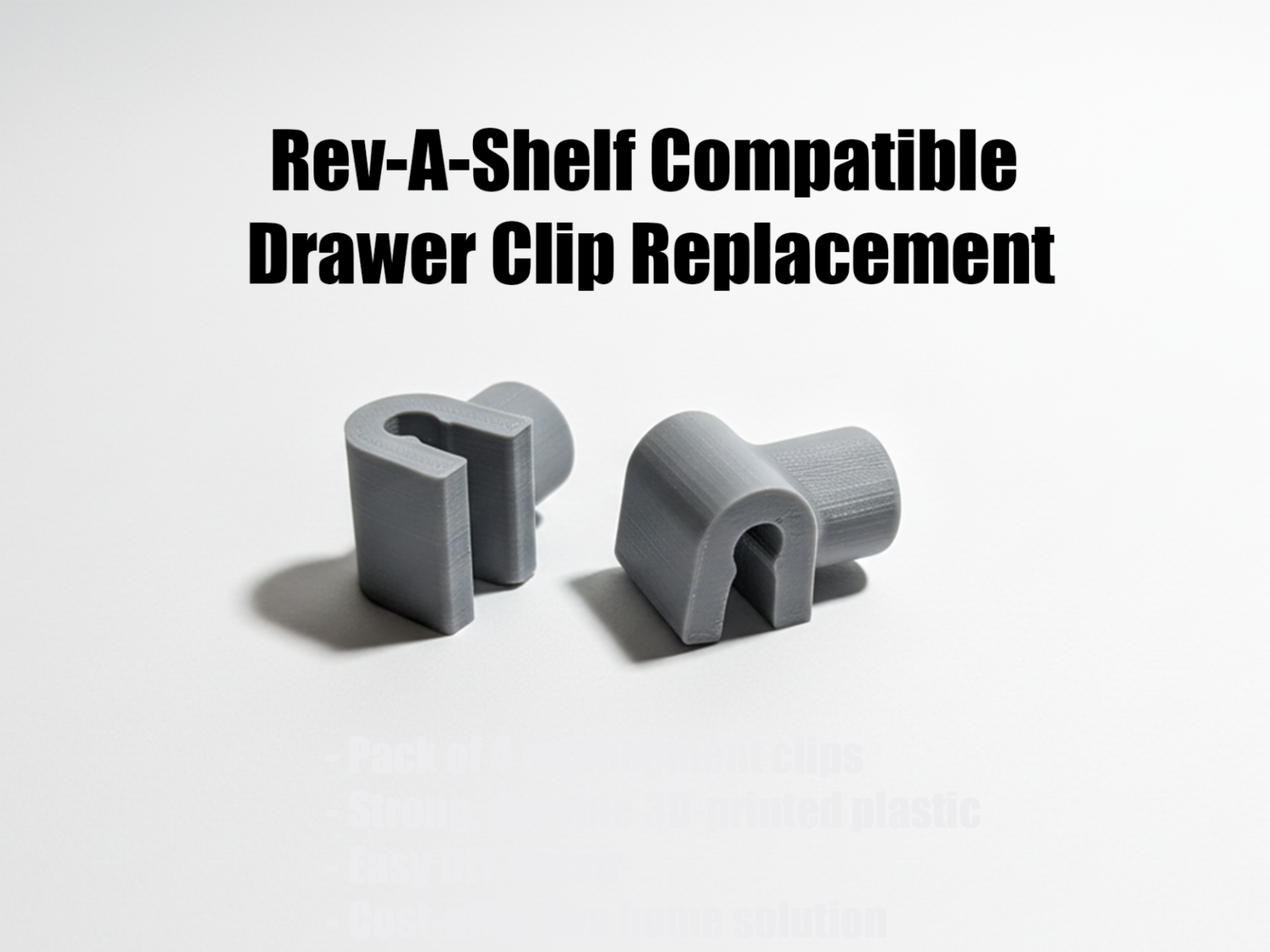 Rev a Shelf Compatible Trash Pullout Clip