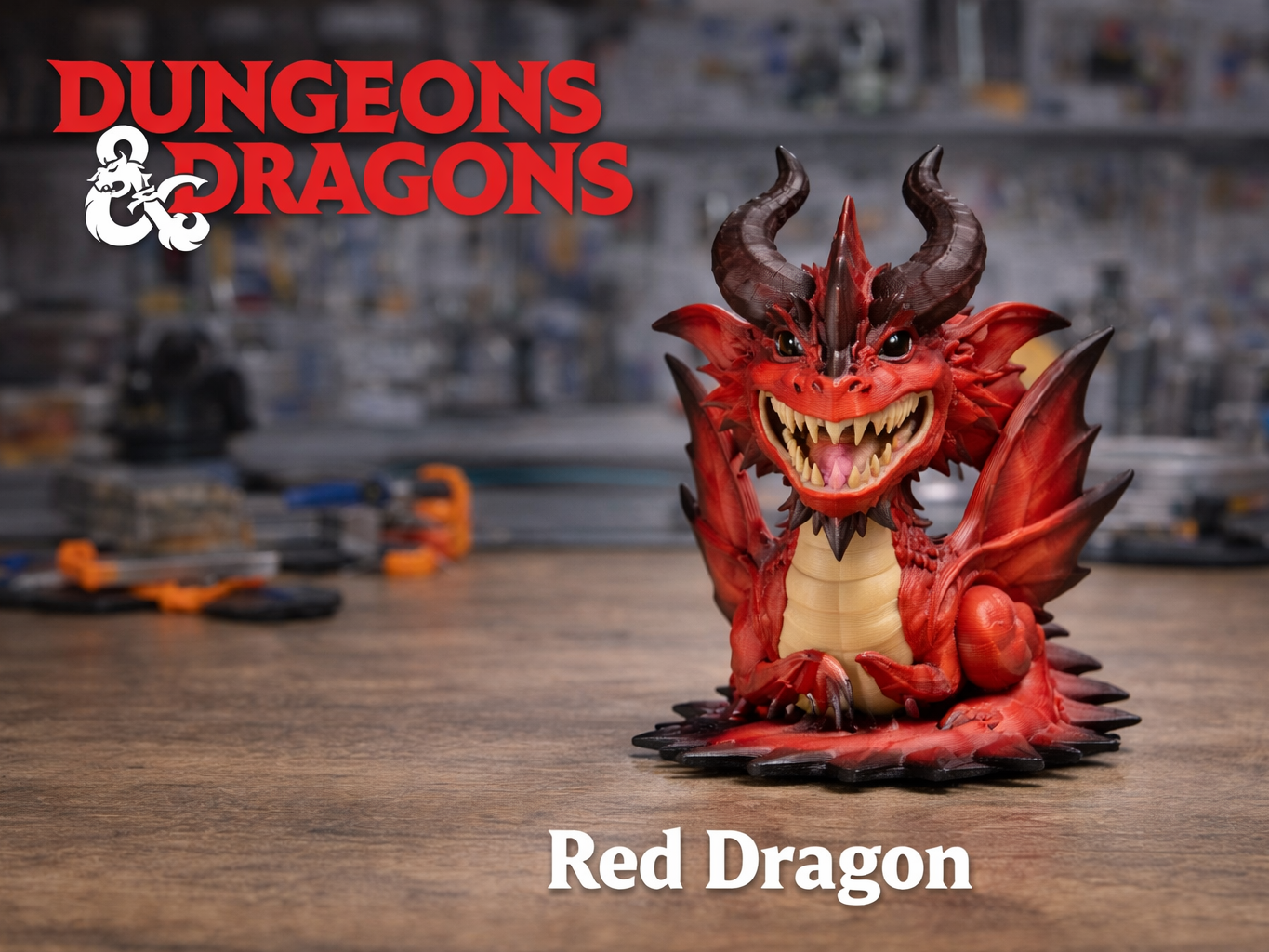 Dungeons and Dragons - Red Dragon figure