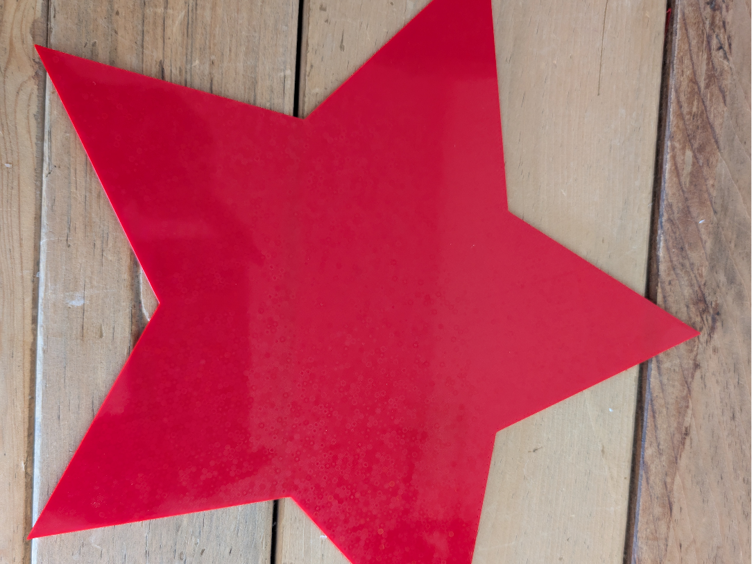Large 2d Solid Star