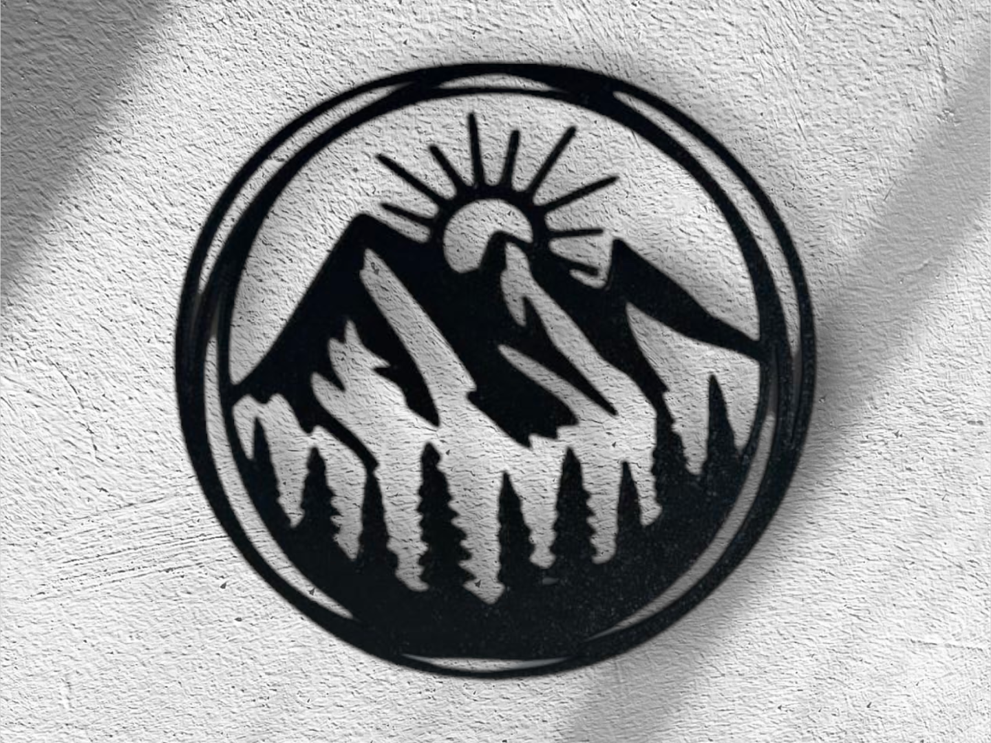 Mountain Sunrise Wall Decoration