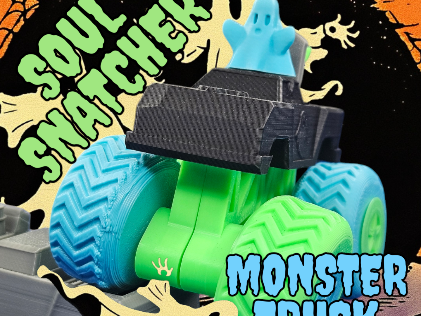 Monster Truck Ghost Face Soul Snatcher