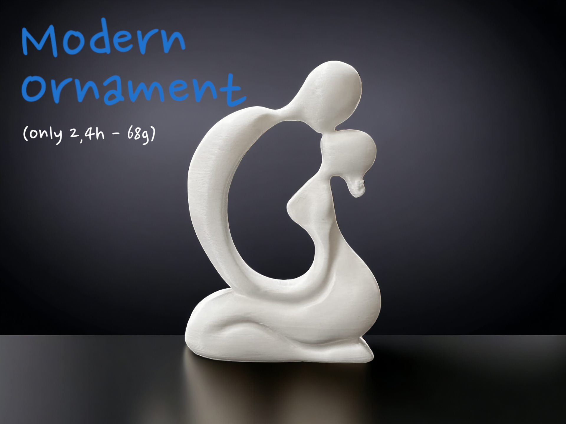 Modern sculpture ornament