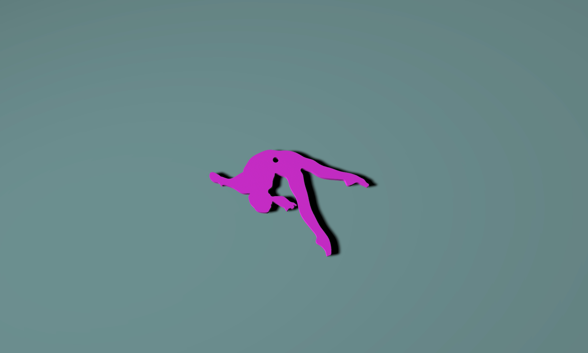 Gymnastic Keychain