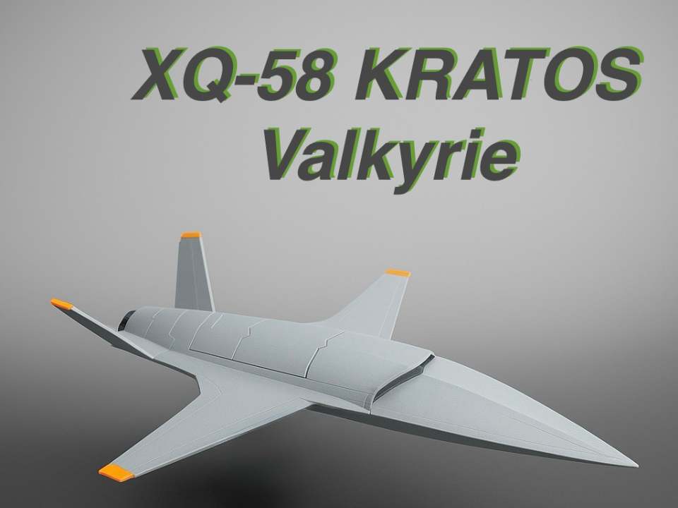 XQ-58 KRATOS Valkyrie model