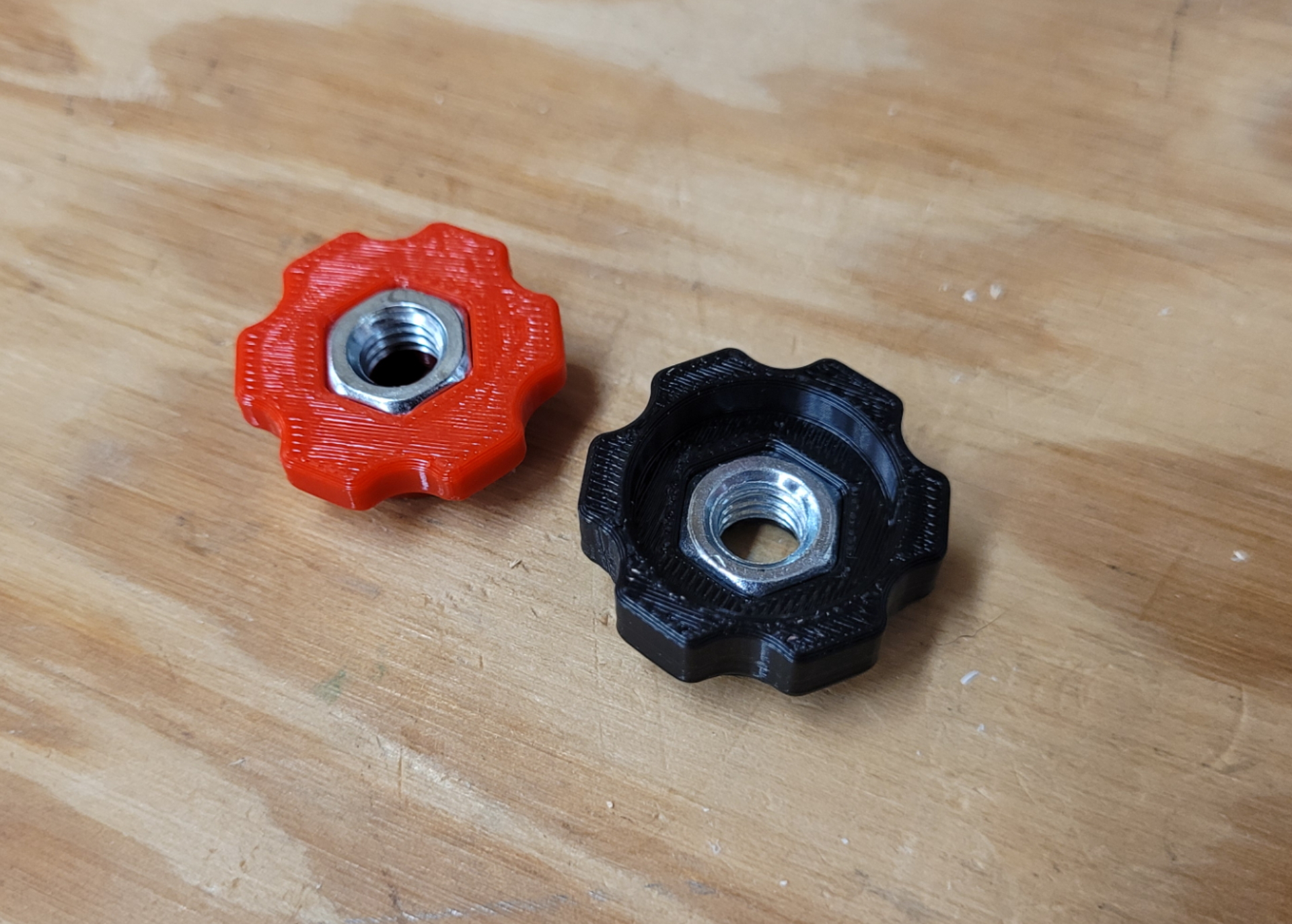 5/16-18 Star Knob with Jam Knob