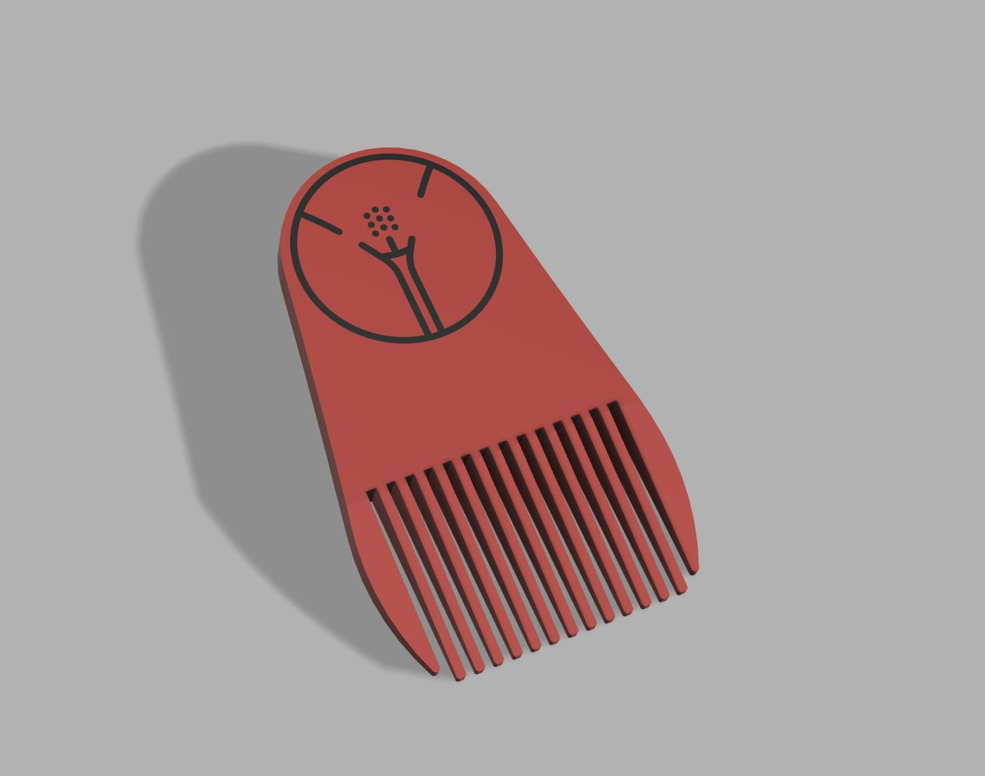 Pussy Comb - Vagina Comb (double version)