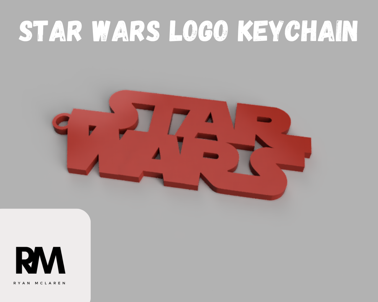 Star Wars logo keychain