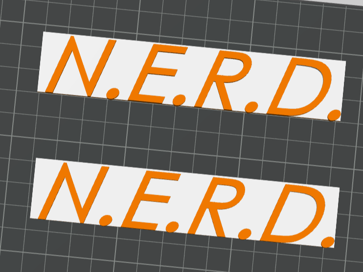NERD Nameplate