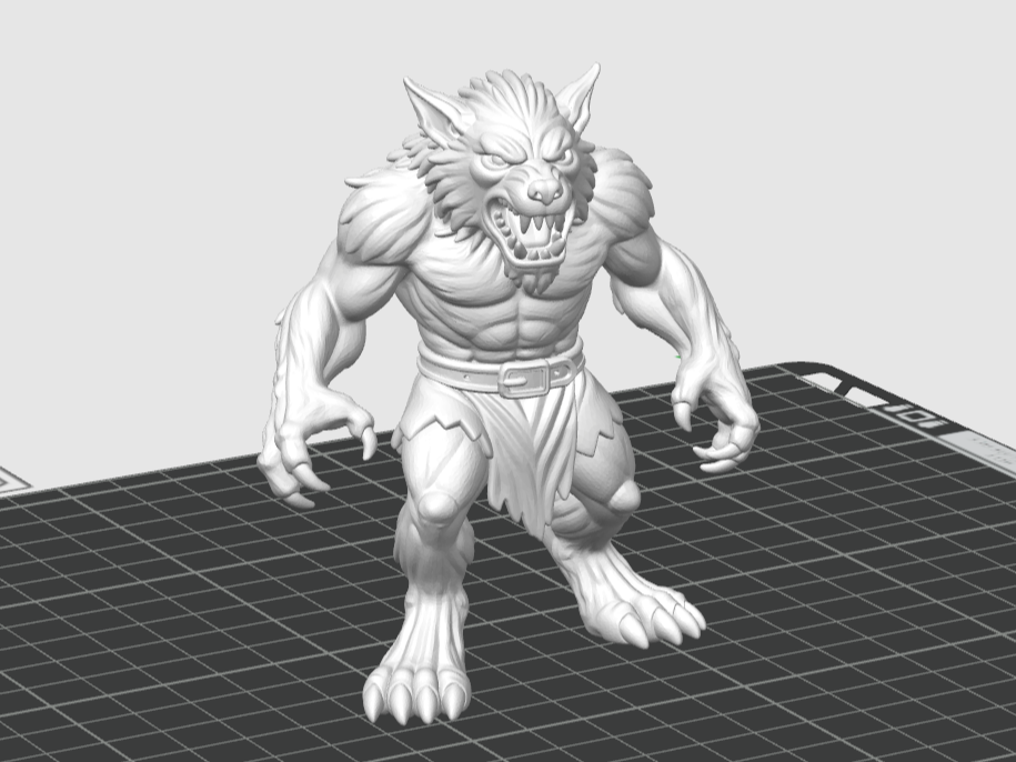 Werewolf figurines