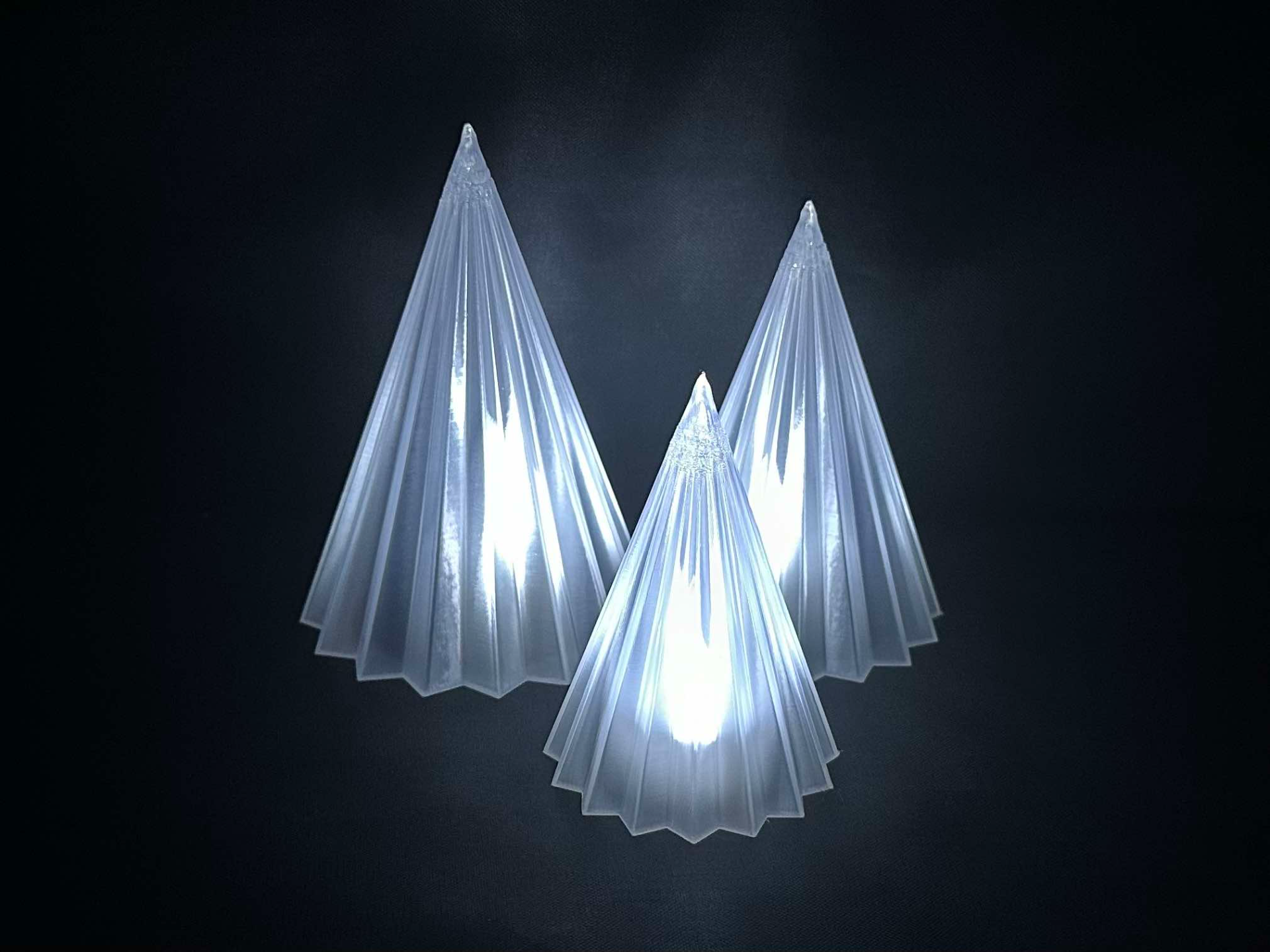 Vase Mode Christmas Tree Votive LED Tealight Set
