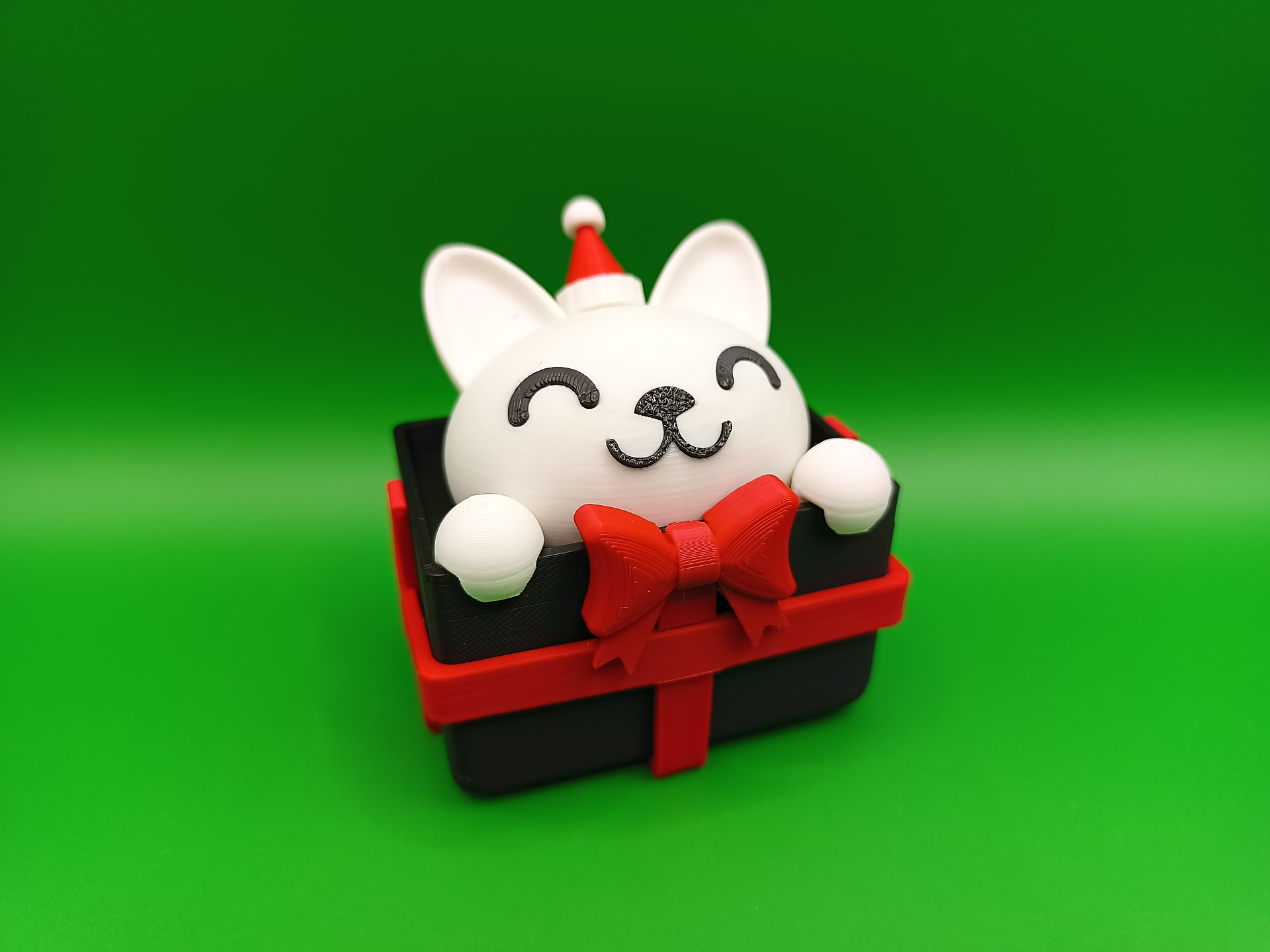 Christmas cat box