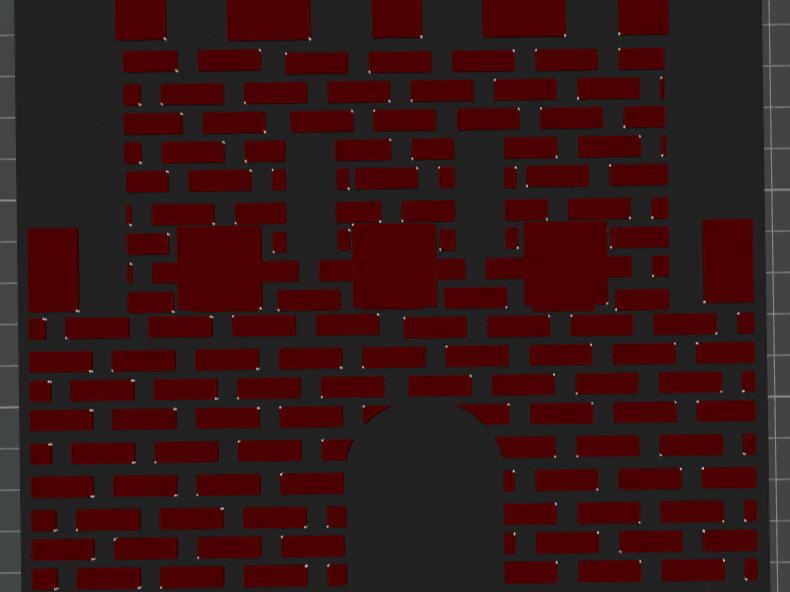 Super mario type castle