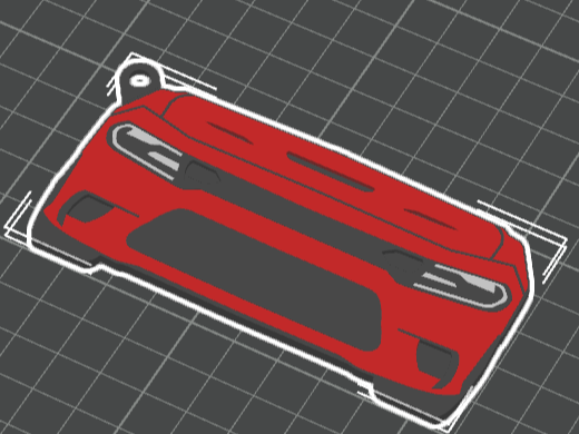 Dodge Charger SRT KeyChain