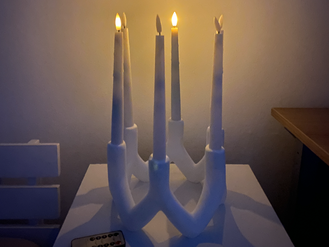 Contemporary Candle Holder - LED Decor