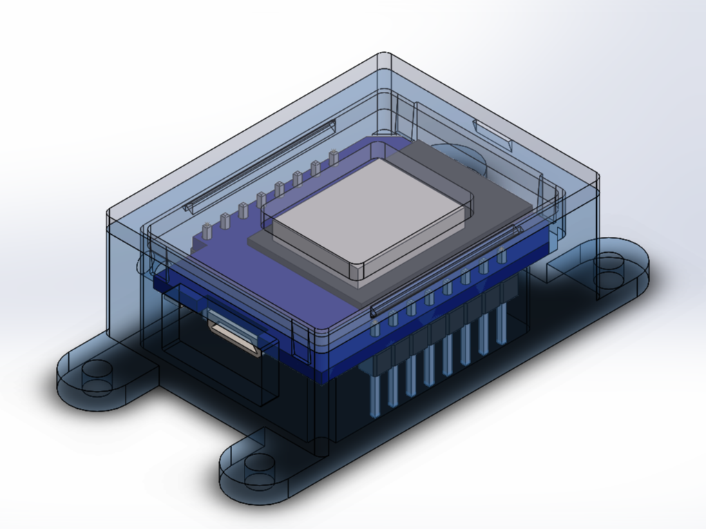 Wemos D1 mini mount with Lid