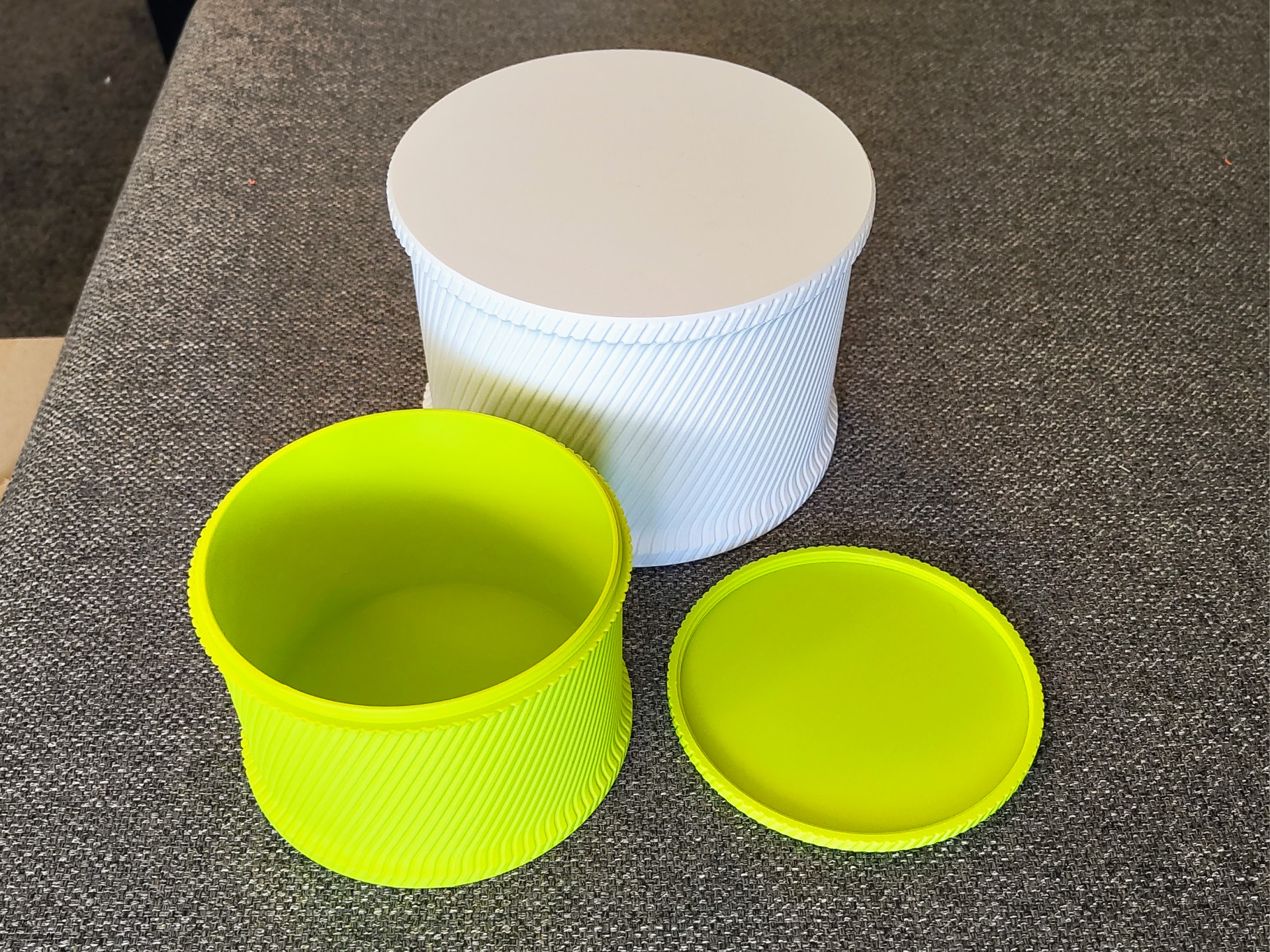 Twist Texture Storage Jars – 2 Sizes
