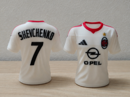 AC Milan 2003 Champions Final Jersey Shevchenko #7