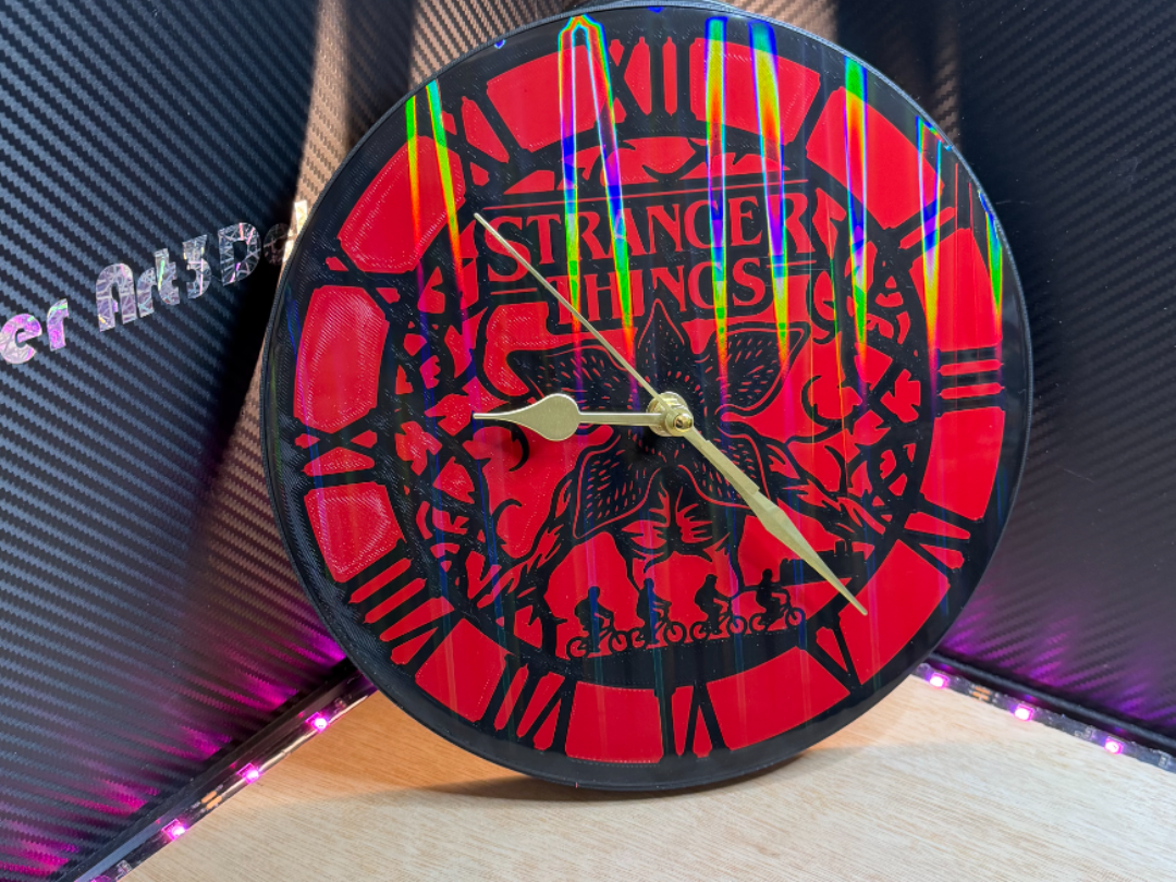 STRANGER THINGS Horloge Artistique A3DC clock