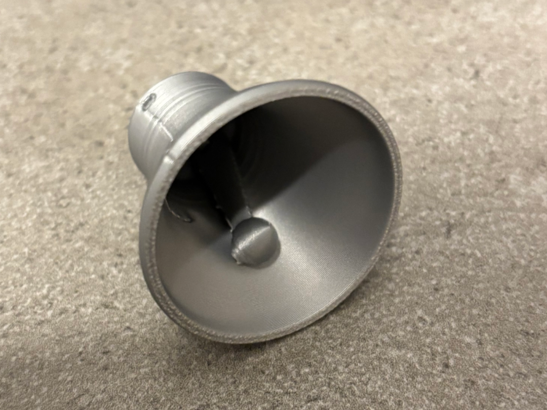 Christmas bell ornament