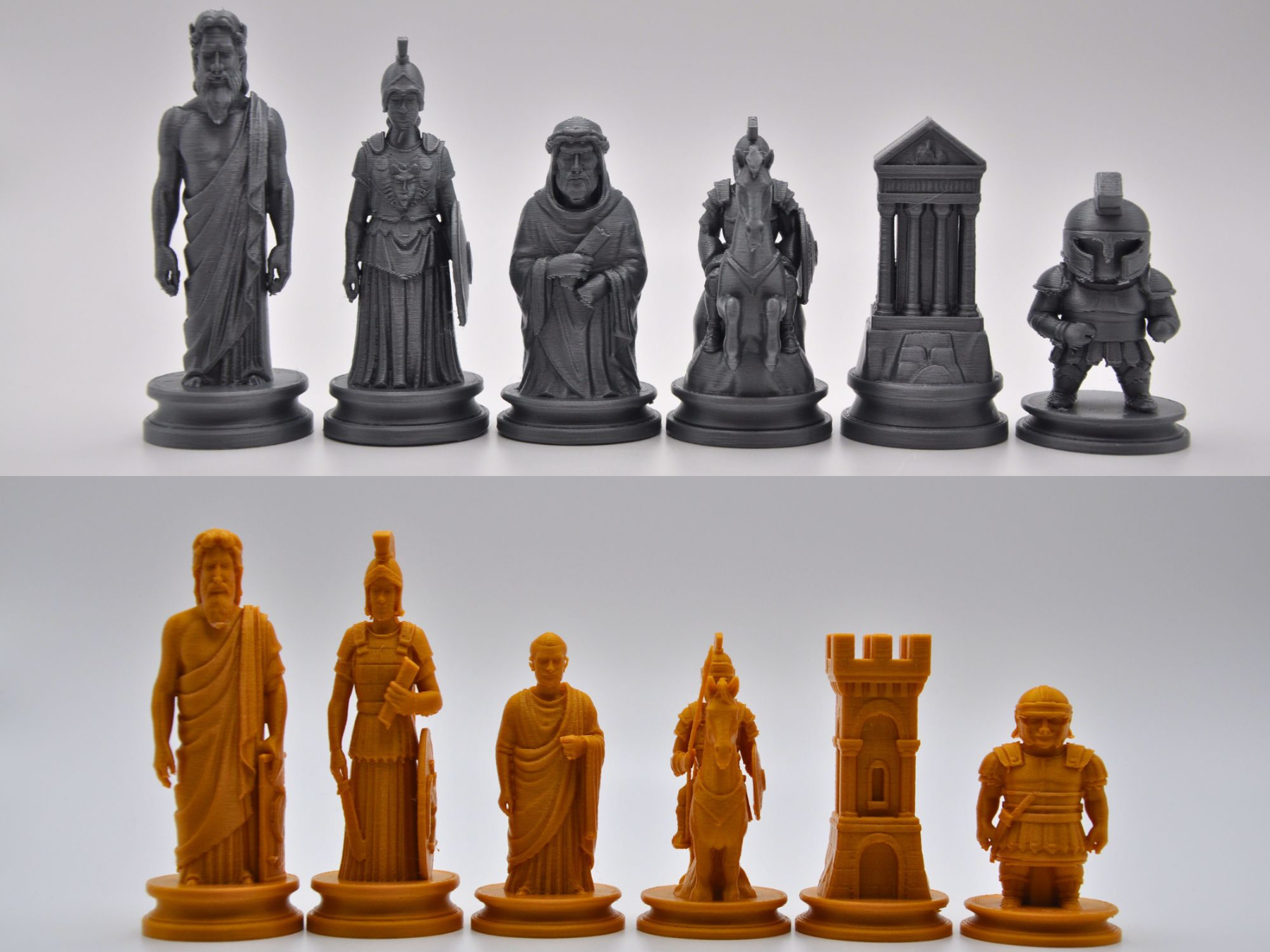 Ancient Greece v Ancient Rome Chess Set