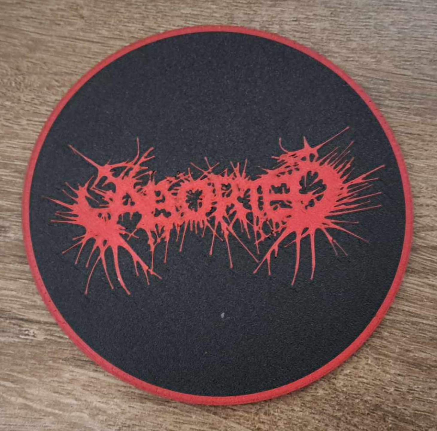 Death metal band Aborted coaster