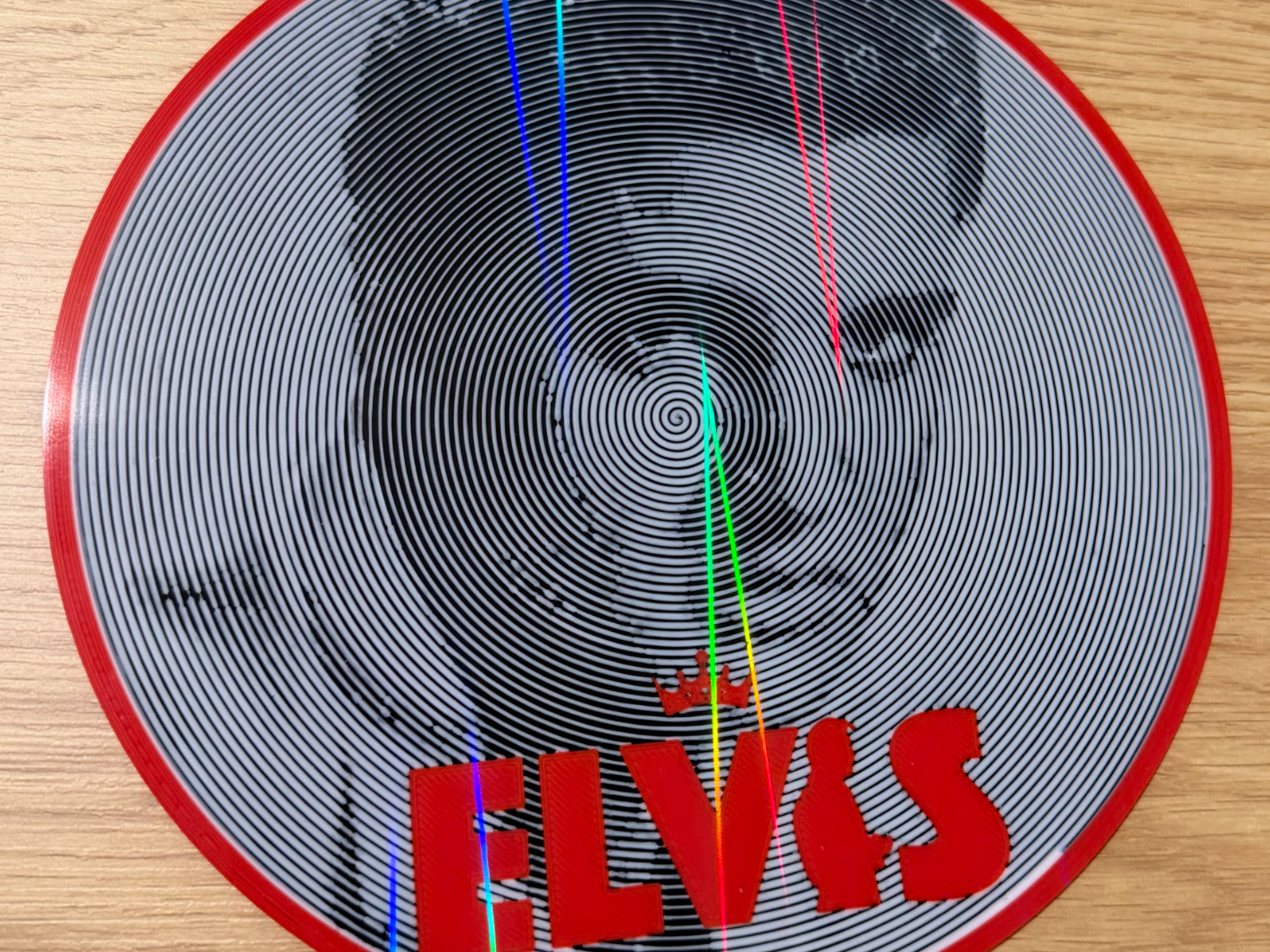 ELVIS illusion d'optique vinyle décoratif