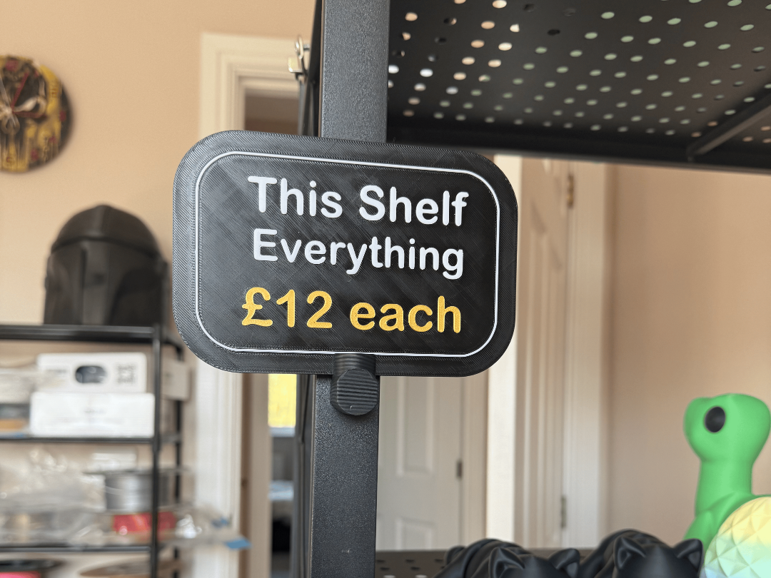 Magnetic Shelving Price V2 (Editable)