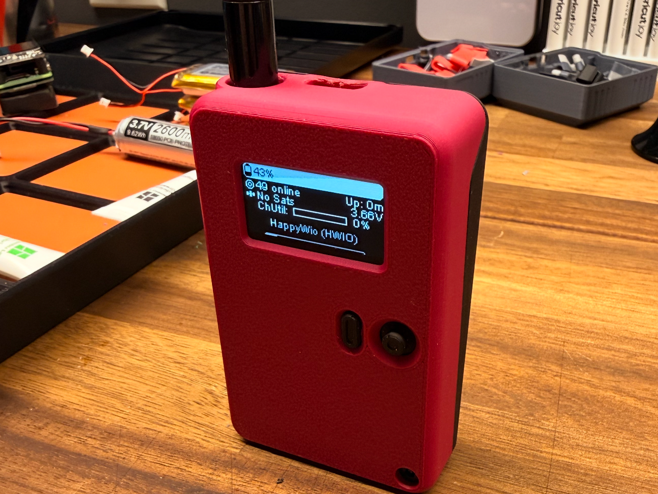 Wio Tracker L1 - OLED case (3000mAh)