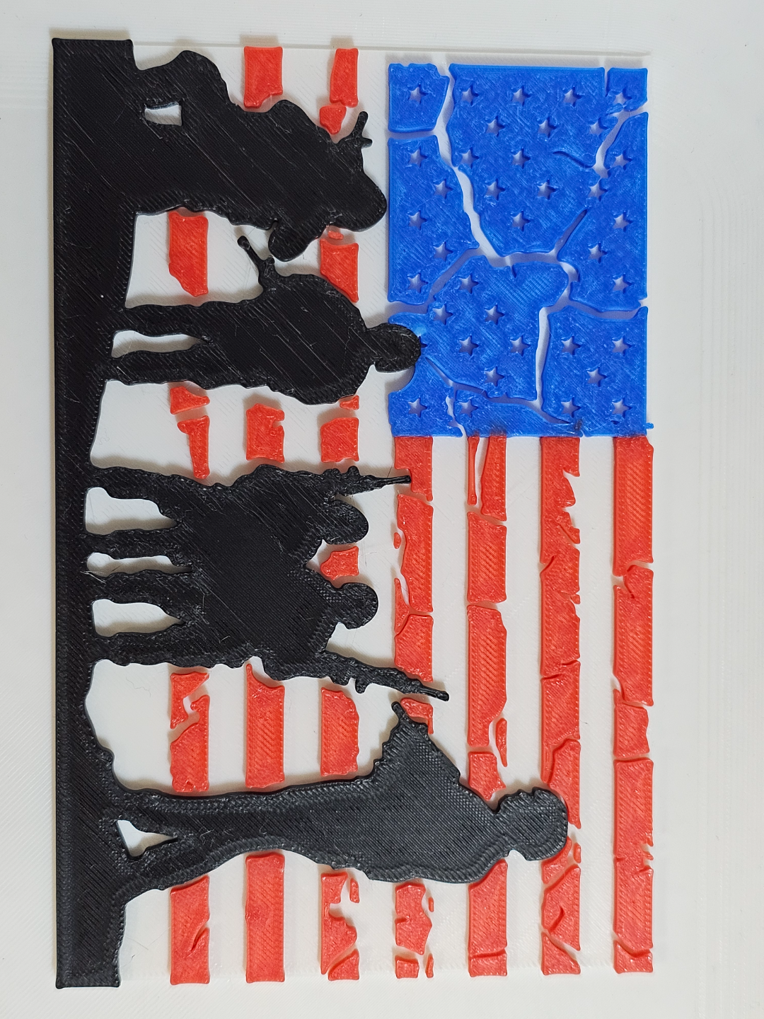 Soldier American Flag