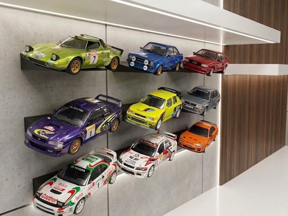 1:18 Scale Diecast Wall Mount / Display Stand
