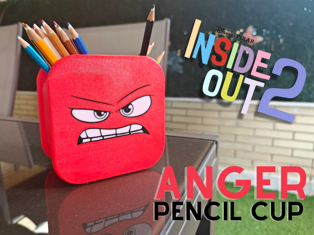 InsideOut Anger Pencil Cup