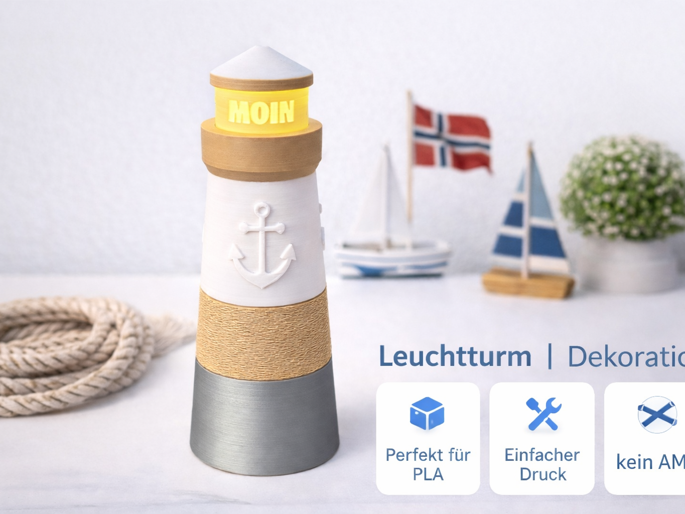 Maritimer Leuchtturm