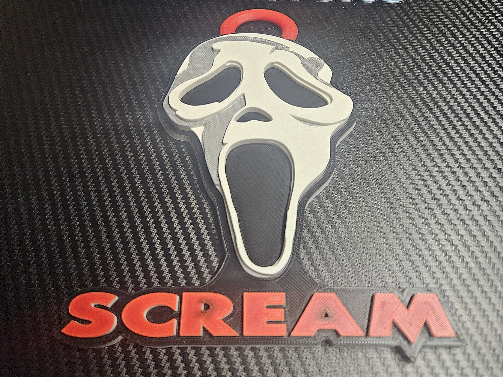 Scream Mask hype pendant