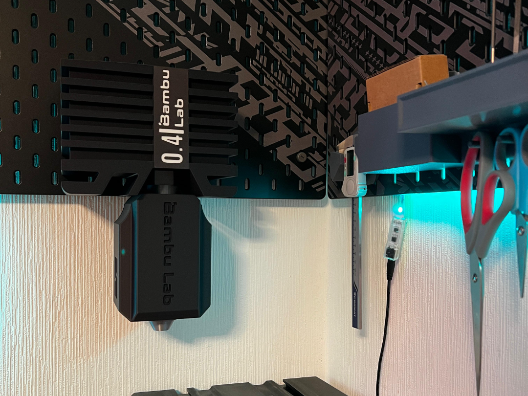 BambuLab Hotend Lagerbox Deko for wall or Ikea