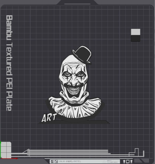 Art the Clown Table Stand