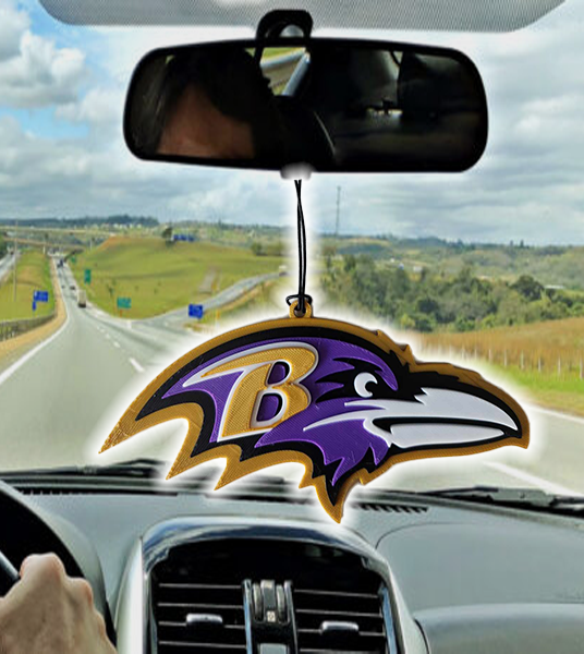 Baltimore Ravens Car Rearview Mirror Ornament